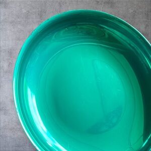 ONEIDA shines metallic green small tray